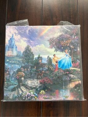 Disney Thomas Kinkade Cinderella Castle Canvas Art